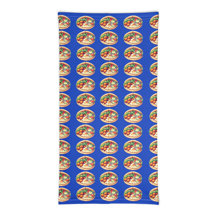 Neck Gaiter | Falafel Party 16 Bit Blue
