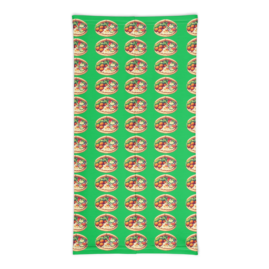 Neck Gaiter | Falafel Party 16 Bit Green