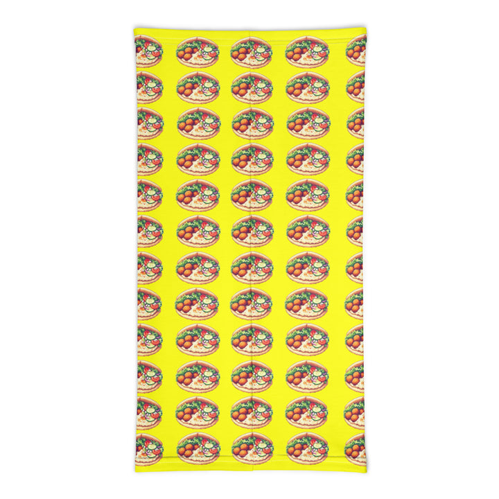 Neck Gaiter | Falafel Party 16 Bit Yellow