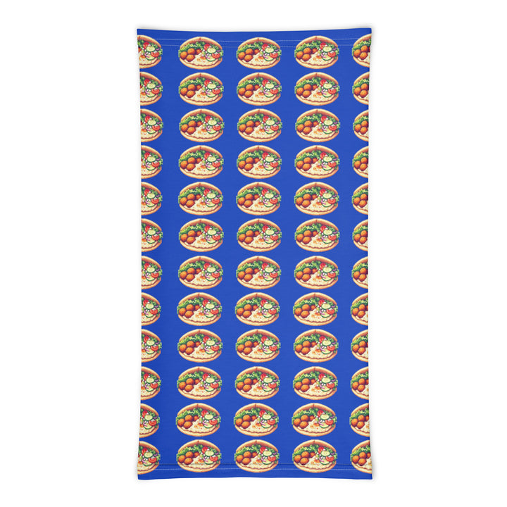 Neck Gaiter | Falafel Party 16 Bit Blue