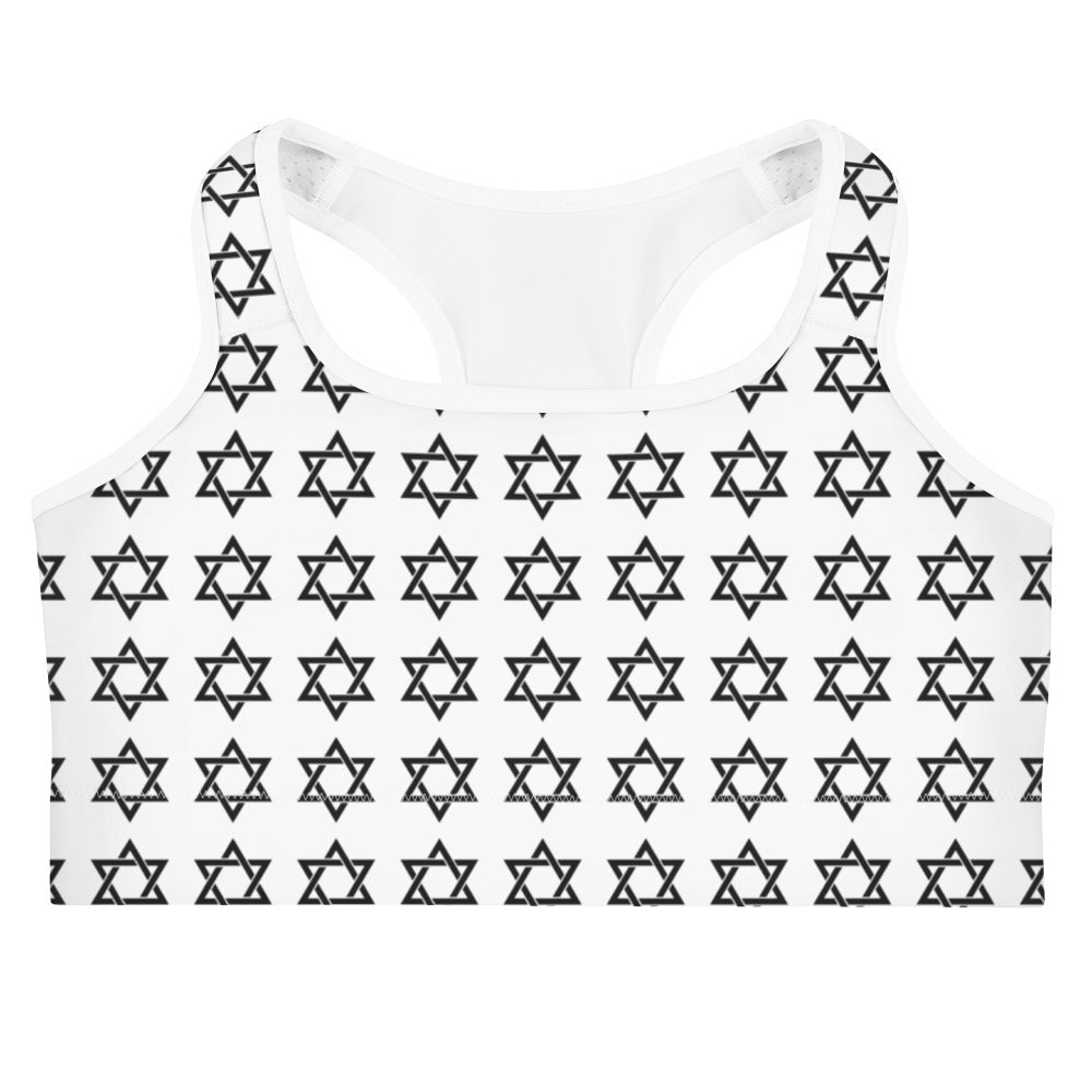 Sports Bra | Magen David All Over