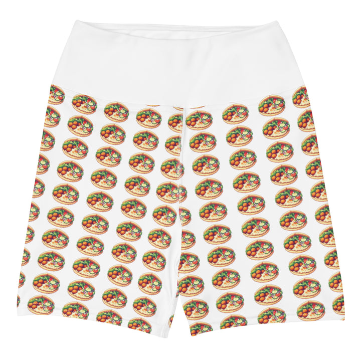 Yoga Shorts | Falafel Party 16 Bit All Over