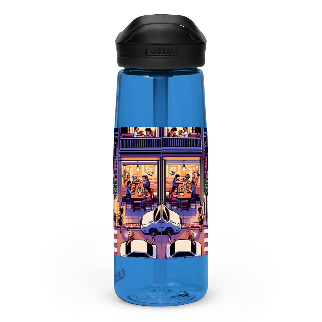 Sports Water Bottle | TLV Nightlife 16 Bit