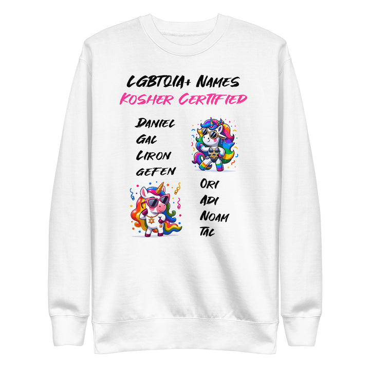 Premium Sweatshirt | Kosher Certified Names