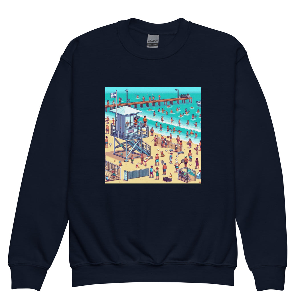 Youth Sweatshirt | TLV Frishman Beach 16 Bit