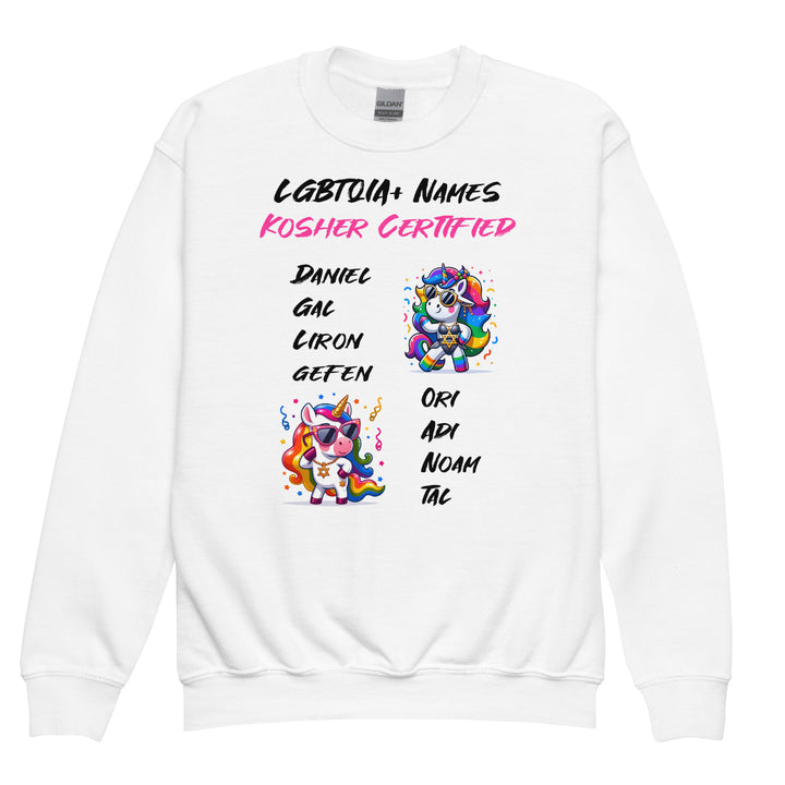 Youth Sweatshirt | Kosher Certified Names